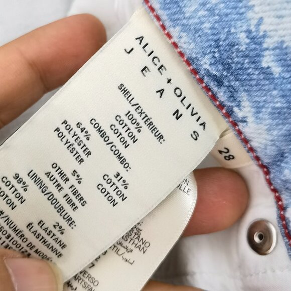 Alice + Olivia weezy printed jean - Picture 12 of 12